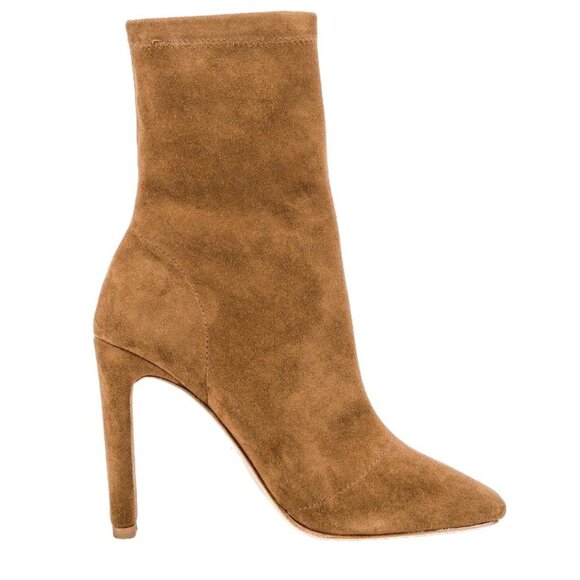 Raye Luxe Taupe Suede High Heel Vista  Ankle Boots - Picture 2 of 12